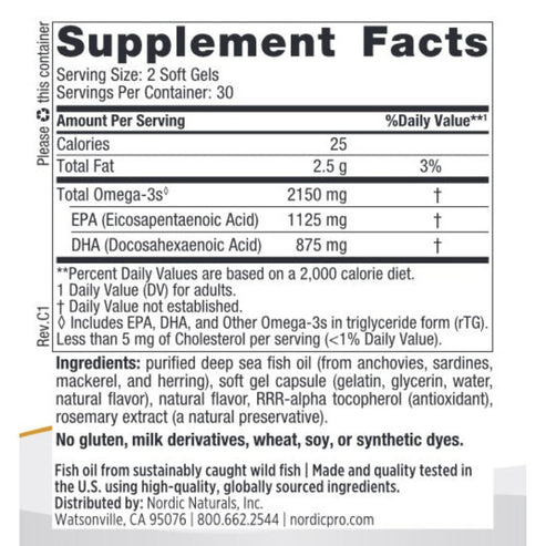 Nordic Naturals ProOmega 2000 60sg