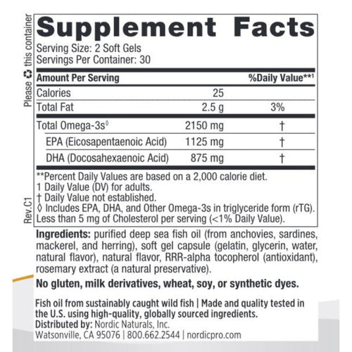 Nordic Naturals ProOmega 2000 60sg