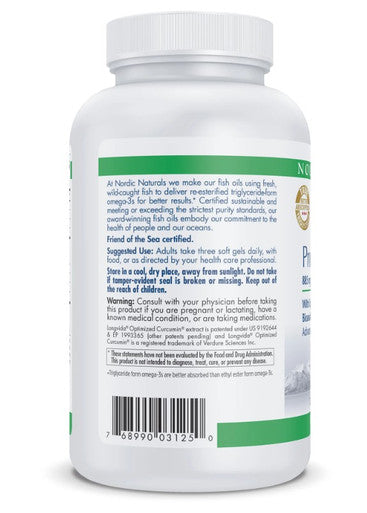 Nordic Naturals ProOmega Curcumin 90sg