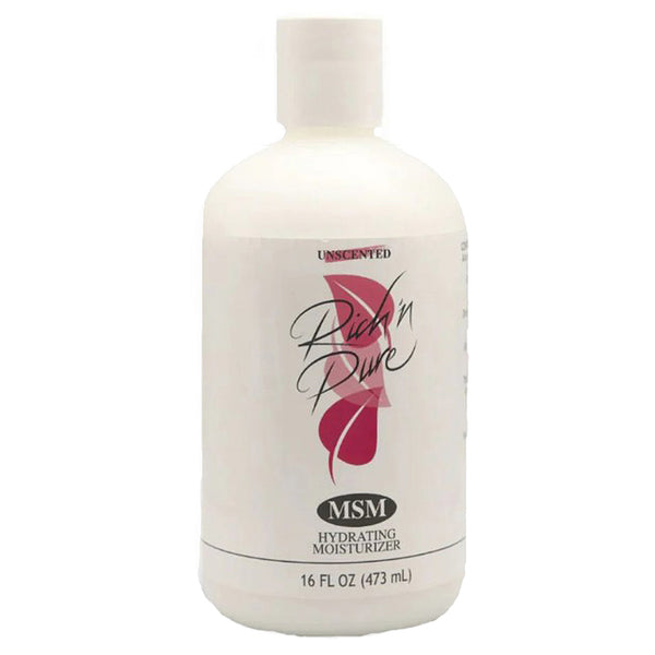 Rich's MSM Lotion Skin Care (Unscented) 16 oz