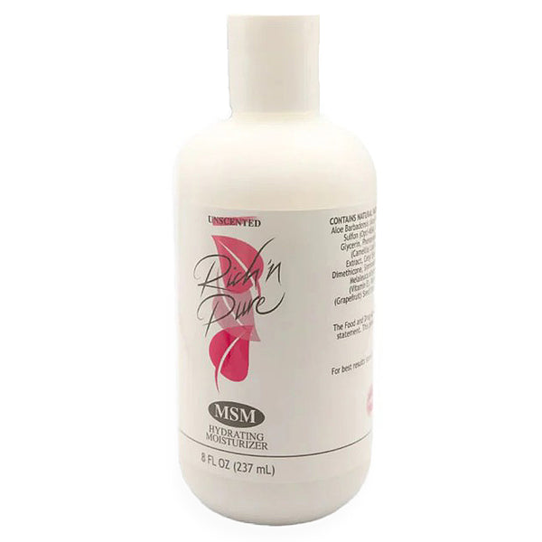 Rich's MSM Lotion Skin Care (Unscented) 8oz