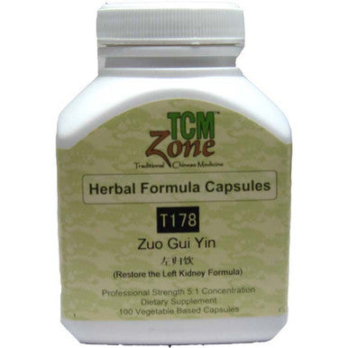 TCM Restore the Left Kidney Formula - T178C Zuo Gui Yin 100vc