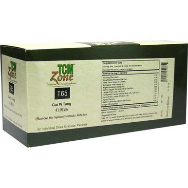 TCM Restore the Spleen Formula - T65G Gui Pi Tang 42pkts