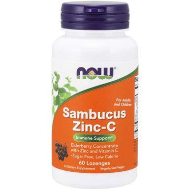 NOW Sambucus Zinc-C 60 lozenges