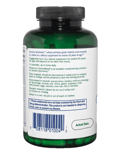 Vitanica Senior Symmetry 180 vegan capsules