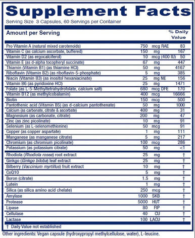 Vitanica Senior Symmetry 180 vegan capsules