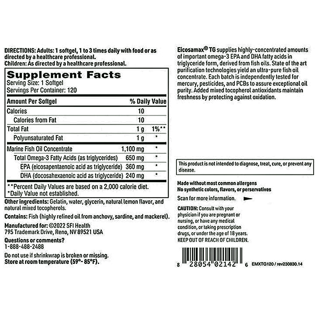 SFI Health Marine Fish Oil 100sg
