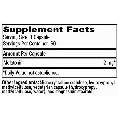 SFI Health Melatonin 2 mg 60vc