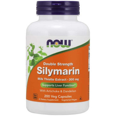 NOW Silymarin Milk Thistle Double Strength 300mg 200vc