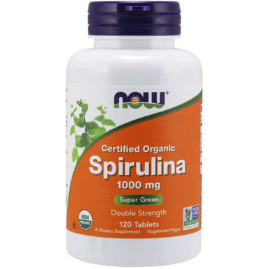 NOW Spirulina 1,000mg organic 120t