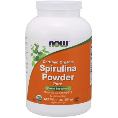 NOW Spirulina Powder Pure Organic 1 lb.