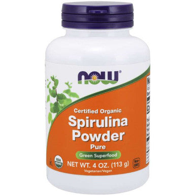NOW Spirulina Powder Pure Organic 4oz.