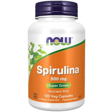 NOW Spirulina 500mg 120 veg cap