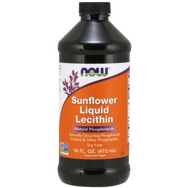 NOW Sunflower Liquid Lecithin 16 oz.