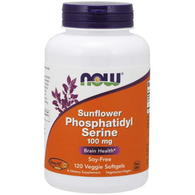 NOW Sunflower Phosphatidyl Serine 100mg 120vg