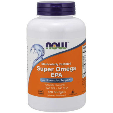 NOW Super Omega EPA Molecularly Distilled 120sg