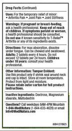 MediNatura T-Relief Arthritis 100t Extra Strength 100 tabs