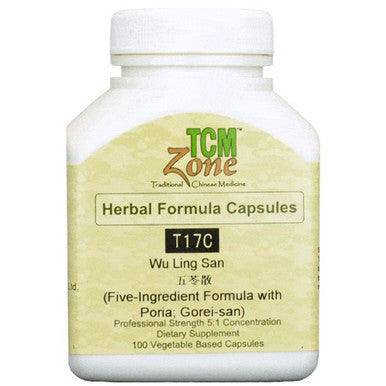 TCM Five Ingredient Formula - T17C Wu Ling San 100vc