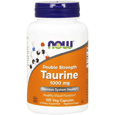 NOW Taurine 1,000mg Double Strength 100vc