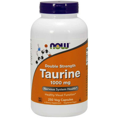 NOW Taurine 1,000mg Double Strength 250vc