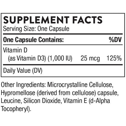 Thorne Vitamin D 1,000 90c