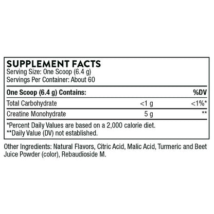 Thorne Creatine Pineapple Orange (60 Servings) 13.5 oz