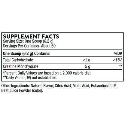 Thorne Creatine Strawberry (60 Servings) 13.1 oz