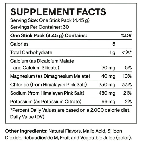 Thorne Daily Electrolytes Blackberry 30 packets