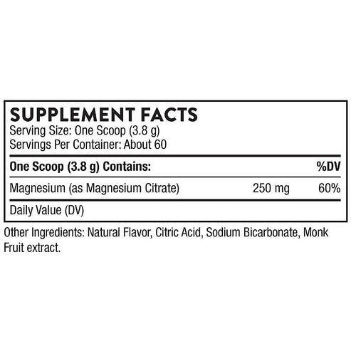 Thorne Magnesium Citrate 8.04oz (228g)