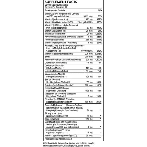 Thorne Advanced Nutrients 120caps