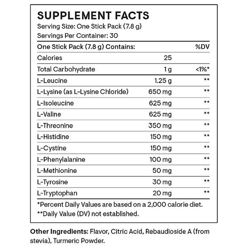 Thorne Amino Complex Lemon 30 Travel Packs