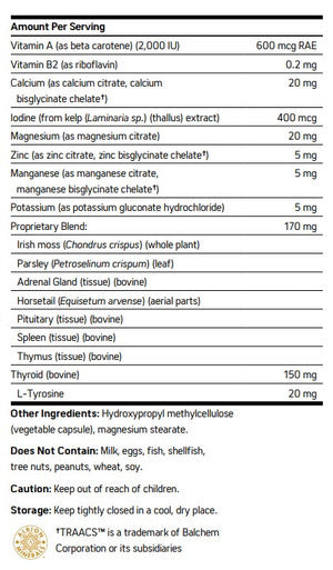 NuMedica Thyrodex T-150 60c