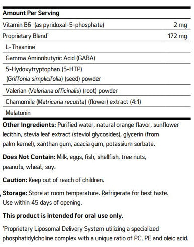 NuMedica Liposomal Tranquinox Deep 30svgs Spray