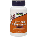NOW Turmeric & Bromelain 90vc