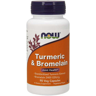 NOW Turmeric & Bromelain 90vc