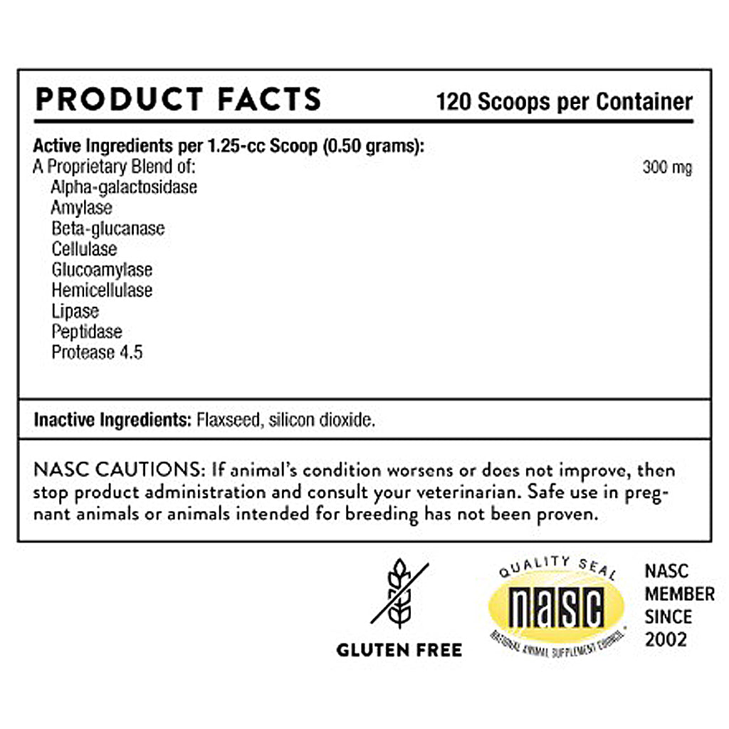ThorneVet Digestive Enzyme Formula Powder 2.12oz (60g)