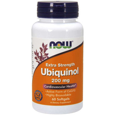 NOW Ubiquinol 200mg Extra Strength 60sg