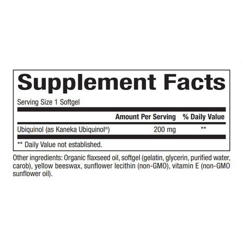 Bioclinic Naturals Ubiquinol CoQ10 200 mg 60sg