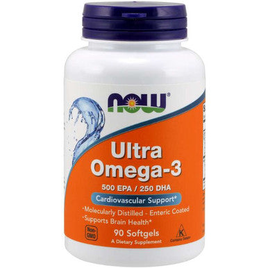 NOW Ultra Omega-3 500 EPA / 250 DHA 90sg