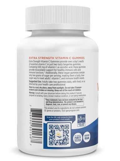 Nordic Naturals Vitamin C Extra Strength Gummies (Tangerine) 60 ct