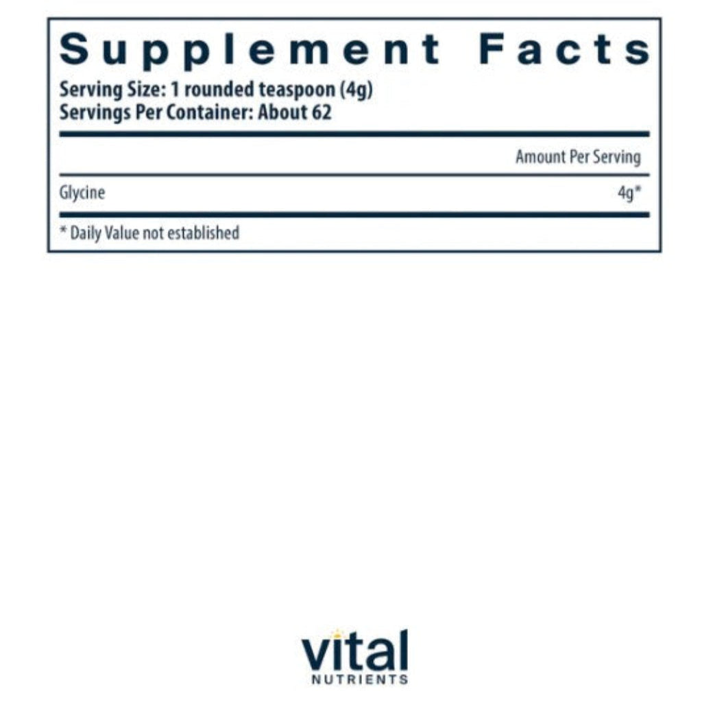 Vital Nutrients Glycine Powder 250 g