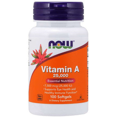 NOW Vitamin A 25,000 IU 100sg