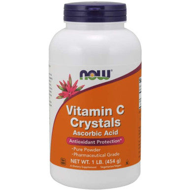 NOW Vitamin C Crystals Pure ascorbic acid powder 1 lb