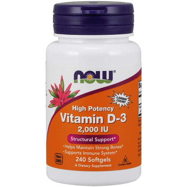 NOW Vitamin D3 2,000 IU 240sg
