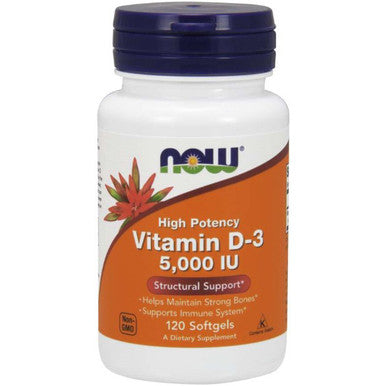 NOW Vitamin D3 5000 IU 120sg