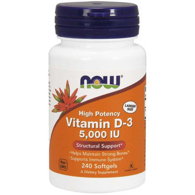 NOW Vitamin D3 5000 IU 240sg