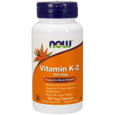 NOW Vitamin K2 100mcg 100vc