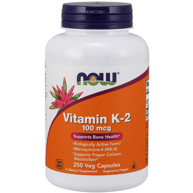 NOW Vitamin K2 100mcg 250vc