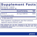Pure Encapsulations Vitamin D3 25 mcg (1,000 IU) 120c