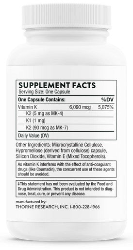 Thorne Vitamin K 60c